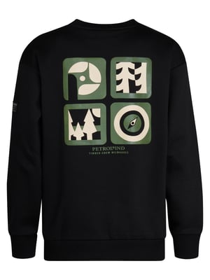 Petrol Industries - Rückenprint Sweatshirt Pocono  Jungen -  Schwarz