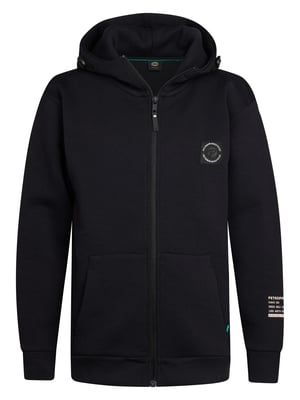 Petrol Industries - Hooded Zip Sweater Siskiyou  Jungen -  Schwarz