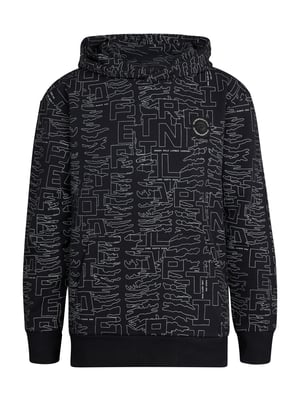 Petrol Industries - All-over Print Hoodie Blue Ridge  Jungen -  Schwarz