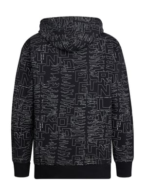 Petrol Industries - All-over Print Hoodie Blue Ridge  Jungen -  Schwarz