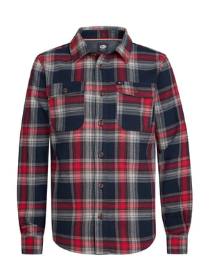 Petrol Industries - Kariertes Hemd Tillamook Jungen - Rot