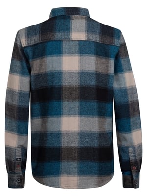 Petrol Industries - Kariertes Hemd Clackamas  Jungen -  Blau