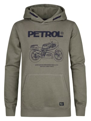 Petrol Industries - Artwork Hoodie Catskill  Jungen -  Grün