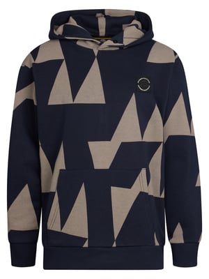 Petrol Industries - Geometrische Hoodie Lassen  Jungen -  Blau