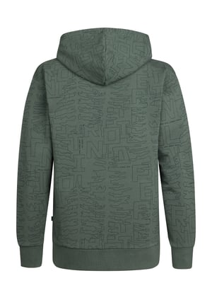 Petrol Industries - All-over Print Hoodie Blue Ridge  Jungen -  Grün