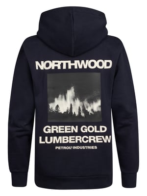 Petrol Industries - Rückenprint Hoodie Rainier  Jungen -  Blau