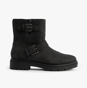 Toms Ionie Moto Damen Stiefeletten Schwarz