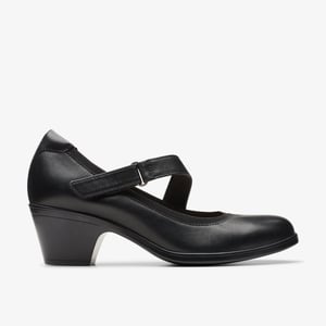 Emily2 Mabel schwarze Lederstiefel