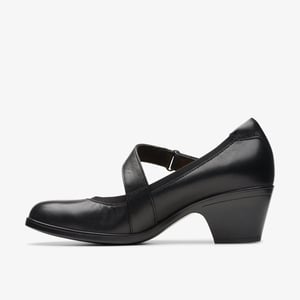 Emily2 Mabel schwarze Lederstiefel