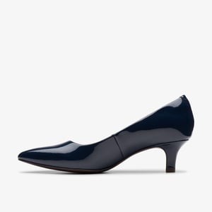 Shondrah Jade Marineblau Lackschuhe