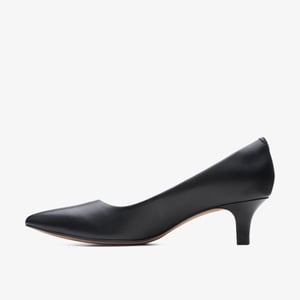 Shondrah Jade schwarze Leder Schuhe