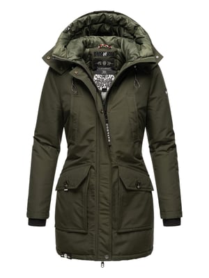 Navahoo Damen Winterjacke Blizzardstorm – Lang, Warm & Funktional