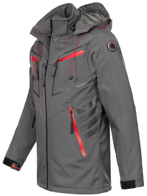 Arctic Seven Herren Softshell Jacke Dunkelgrau