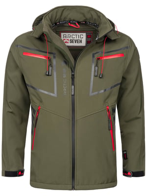 Arctic Seven Herren Softshell Jacke Olive