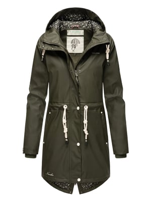 Navahoo Damen Regenjacke Flower of Ocean – Stylisch & Wasserdicht