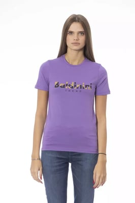 Lila Kurzarm-T-Shirt Ba23909