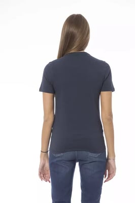 Kurzarm T-Shirt mit Rundhalsausschnitt