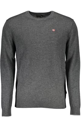 Merinowoll-Pullover mit Rundhalsausschnitt