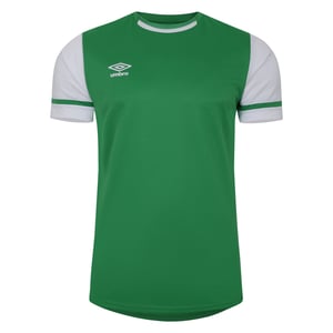Umbro - "Cavelle" T-Shirt für Herren (Smaragd/ Brillantes Weiß)
