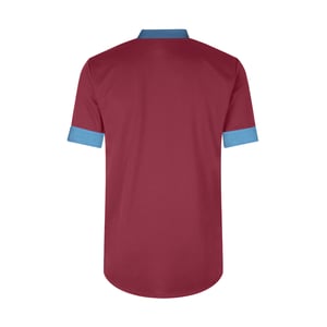 Umbro - "Tempest" Trikot für Kinder kurzärmlig (Weinrot/Himmelblau)