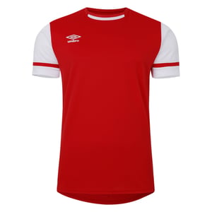 Umbro - "Cavelle" Trikot für Kinder (Zinnoberrot/ Brillantes Weiß)