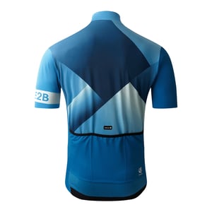 Dare 2B - "AEP Pedal II" Oberteil für Herren kurzärmlig (Blaustahl/Erbe blau)