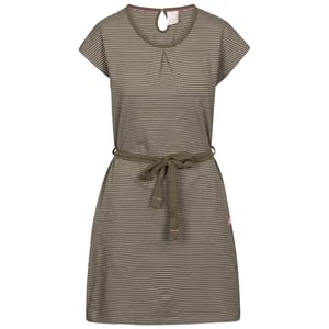 Trespass Damen Lidia Baumwollkleid (Grün gestreift)
