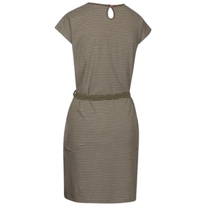 Trespass Damen Lidia Baumwollkleid (Grün gestreift)