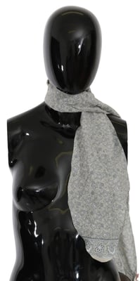 Ermanno Scervino Seidenschal mit floralem Druck
