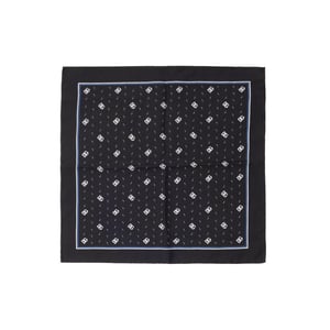 Seidenschal mit Logo-Muster