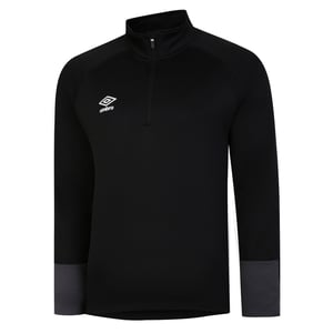Umbro - "Total Training" Trainingsjacke für Herren (Schwarz/Weiß/Kohlen-Schwarz)