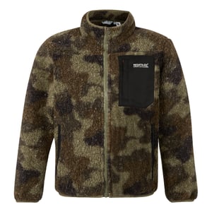 Regatta - "Frankie" Fleecejacke für Kinder, Durchgehender Reißverschluss (Oliv)