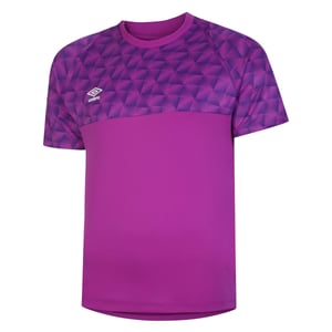 Umbro - Kinder Torwarttrikot "Flux", kurzärmlig (Purpur Kaktus/Elektrisches Lila/Weiß)