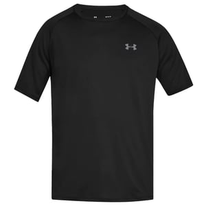 Under Armour - "Tech" T-Shirt für Herren (Schwarz/Hellgrau)