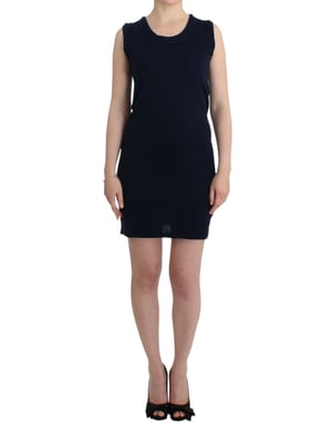 Ärmelloses Strick-Minikleid