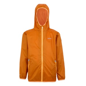 Regatta Great Outdoors Kinder Regenjacke Lever II (Fuchs/Helle Ringelblume)