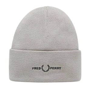 Fred Perry - Mütze für Herren/Damen Unisex, Logo (Betongrau)