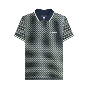 Lambretta - Poloshirt für Herren (Marine/Basilikum)