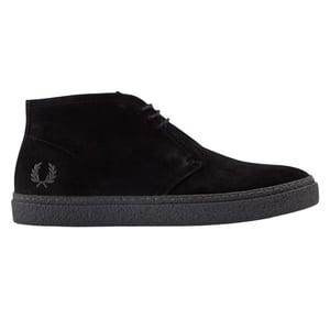 Fred Perry - "Hawley" Wanderschuhe für Herren/Damen Unisex, Wildleder, niedrig geschnitten (Schwarz)