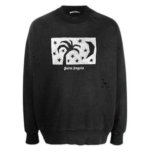 Palm Angels Herren Nachthimmel Sweatshirt (Schwarz)