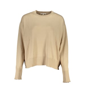 Lässiger Pullover mit langen Ärmeln aus Strick