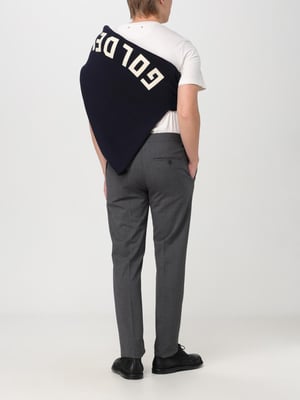 Rippstrick Rundhals-Pullover