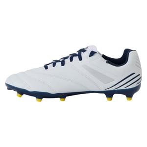 Umbro - Herren Fußball-Stiefel "Tocco IV Club FG" (Weiß/Poseidon/Kräftiges Gelb)