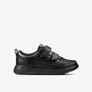 Scape Flare T Schwarze Leder Schuhe