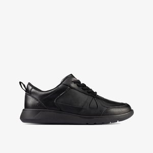 Scape Track K Schwarze Leder Schuhe