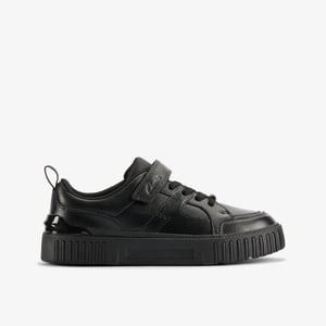Oslo Flare O schwarze Lederschuhe