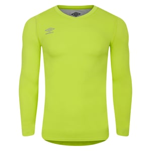 Umbro - "Elite" Base Layer Oberteil V-Ausschnitt für Herren (Lindgrün)