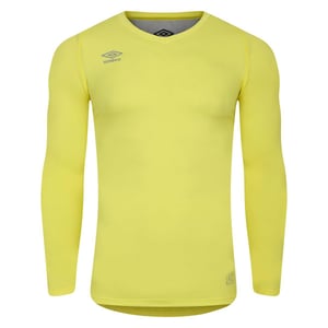 Umbro - "Elite" Base Layer Oberteil V-Ausschnitt für Herren (Zitronentonikum)