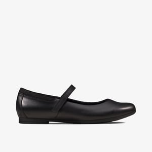 Scala Dawn Y Schwarze Lederschuhe