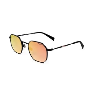 Achtkantige Spiegel-Sonnenbrille